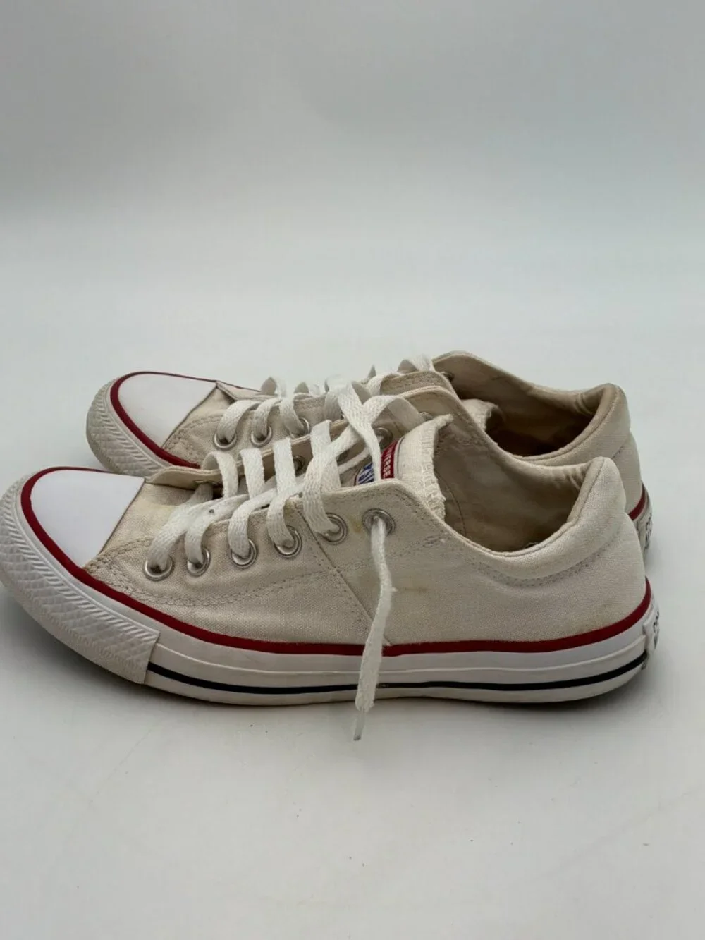 Converse Chuck Taylor All Star Women Size 8.5 White Casual Shoe Skate Sneakers - Picture 2 of 8